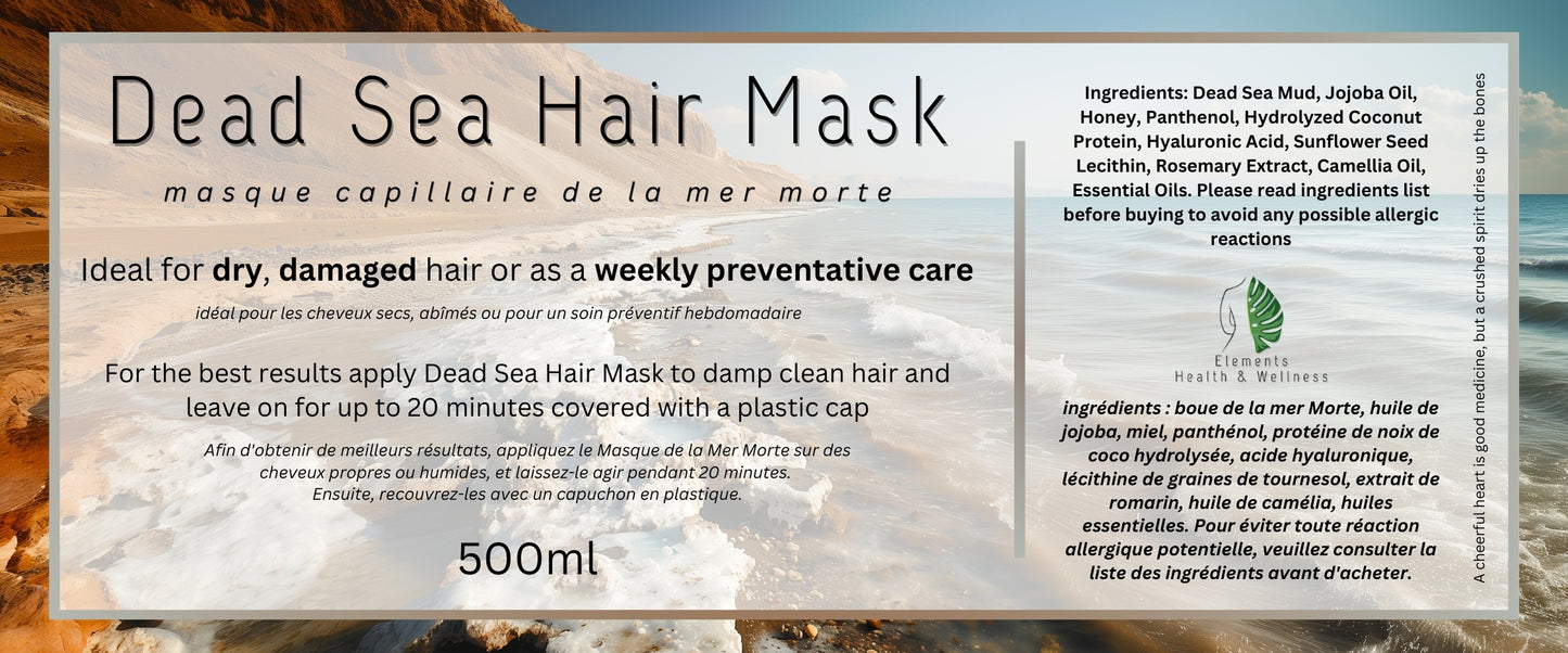 Dead Sea Hair Mask Restorative Treatment